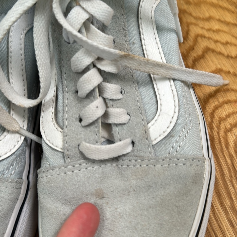 Light Blue Suede Vans - Picture 6 of 10